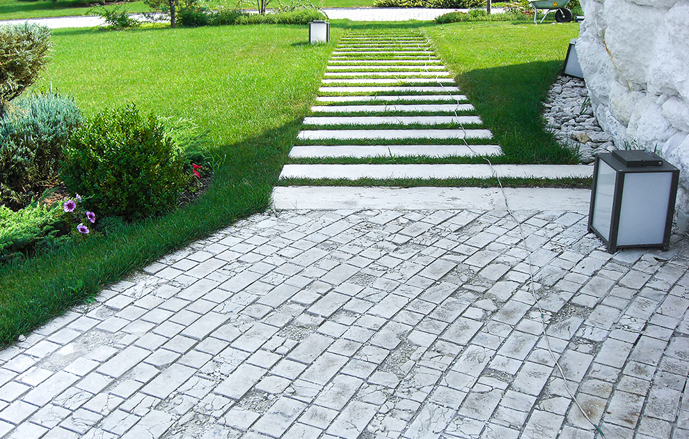 block paving driveway in  South West London