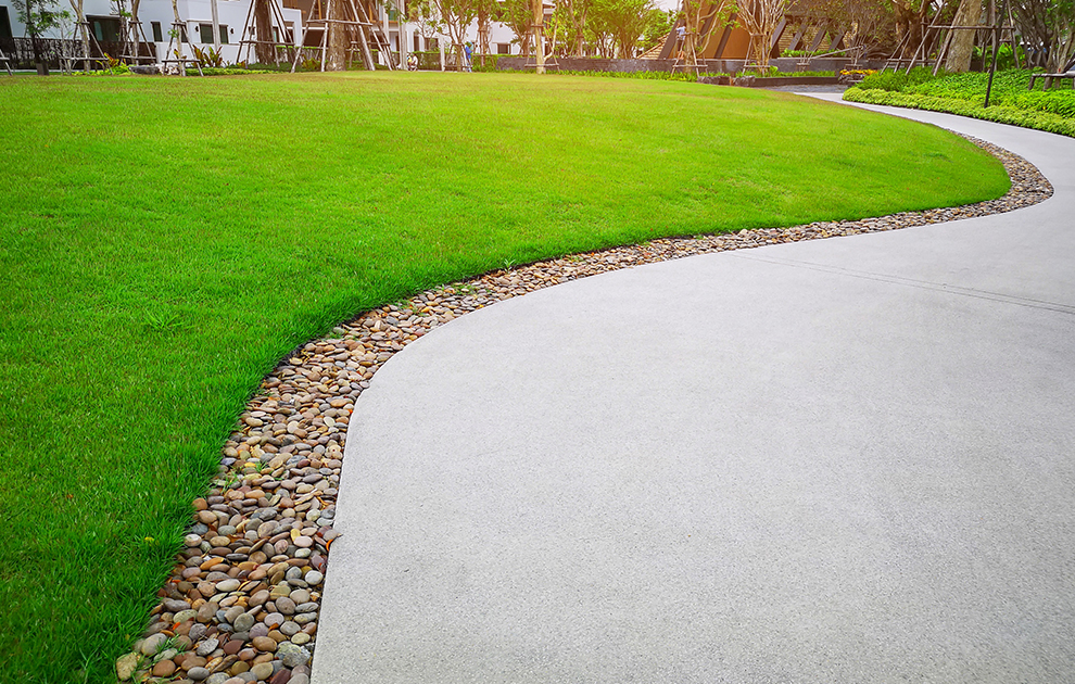 Concrete driveway in  South West London